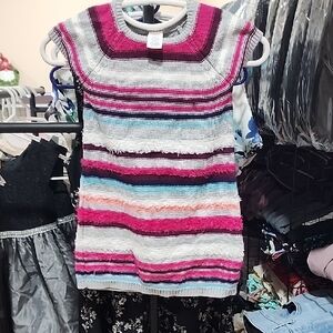 Gymboree Pink and Gray Knit Dress